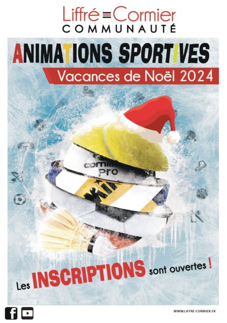 Affiche animations sportives hiver 2024