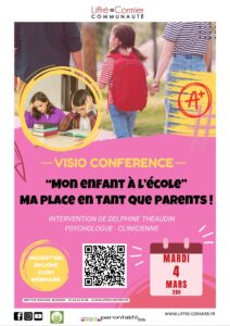 Visio Conférence, mon enfant à l'école, ma place en tant que parents