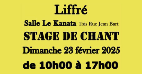 stage de chant